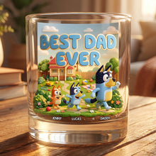 Load image into Gallery viewer, Best Dad Ever Glass Mug - Personalized Gifts for Dad Glass PopCulturePrints
