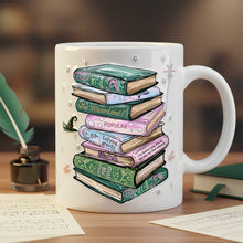 Load image into Gallery viewer, “Books are a uniquely portable magic” - Customizable Bookworm Mug - Gift for Book Lovers Coffee Mug PopCulturePrints

