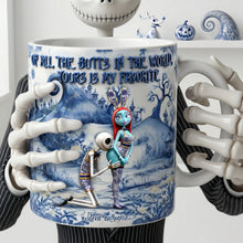 Load image into Gallery viewer, Of All the Butts in the World, Yours is My Favorite - Personalized Skeleton Naughty Coffee Mug
