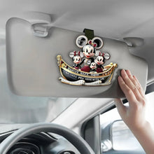 Load image into Gallery viewer, &quot;Drive Safe, Mom!&quot; - Personalized Car Visor Clip - Thoughtful Gift for Mom and Grandma Car Visor Clip PopCulturePrints
