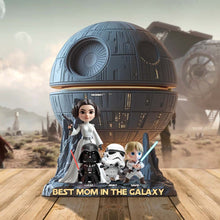 Load image into Gallery viewer, Best Mom in the Galaxy - Personalized Acrylic Plaque Shaped Plaques PopCulturePrints
