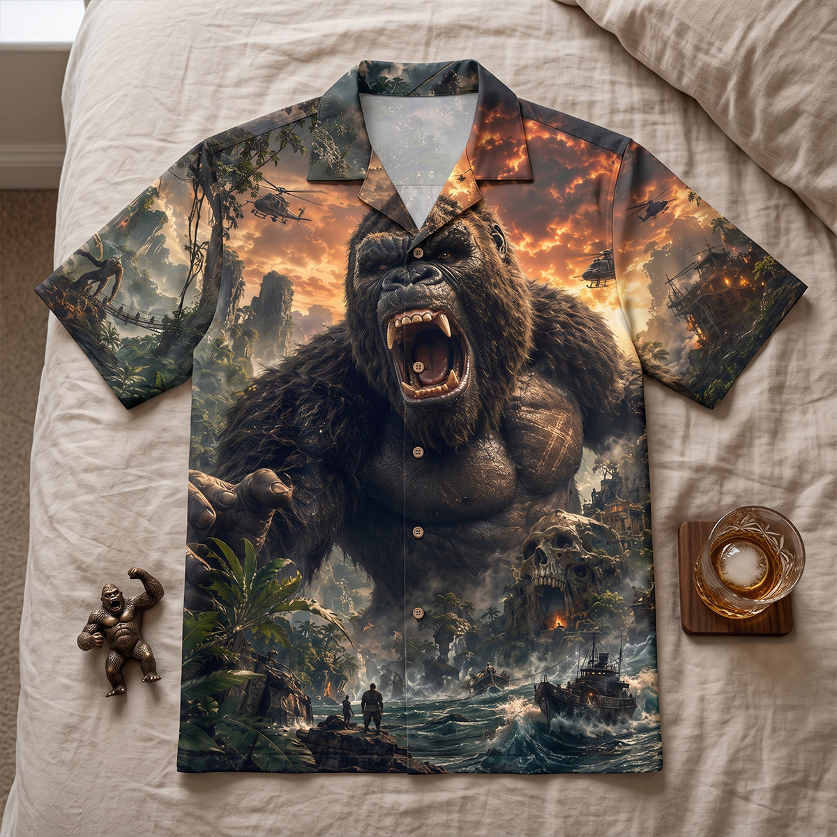Unleash the Wild Spirit - Clash Hawaiian Shirt - Personalized Gifts for Adventure Seekers