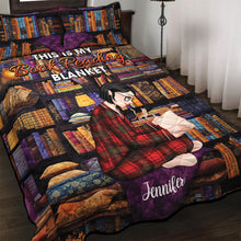 Load image into Gallery viewer, Personalized Book Lovers Quilt Bed Set - Perfect Gift for Readers Blanket PopCulturePrints
