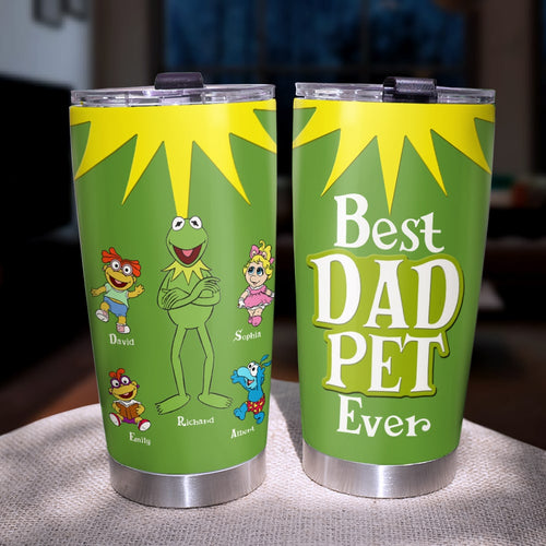 Custom Father's Day Tumbler - Best Dad Ever Design Tumbler Cup PopCulturePrints