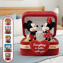 Load image into Gallery viewer, Everything is Better with You - Personalized Couple Pillow Pillow PopCulturePrints
