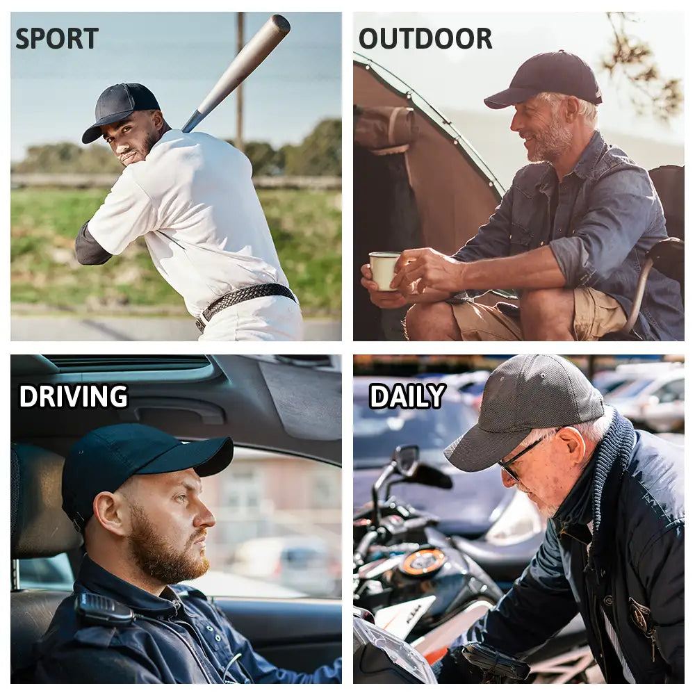 Just A Dad And His Girl - Personalized Vintage Washed Denim Cap Vintage Washed Denim Cap PopCulturePrints