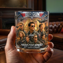 Load image into Gallery viewer, 40 Years of Sky Legends - Personalized Round Glass Gift Glass PopCulturePrints
