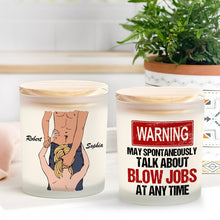 Load image into Gallery viewer, Personalized Couples Scented Candle Scented Candle PopCulturePrints
