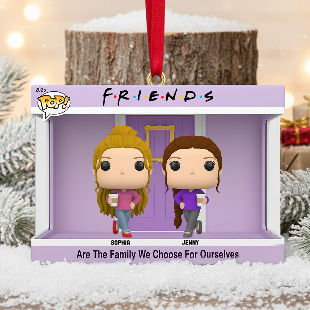 Personalized Friends Christmas Ornament - A Perfect Gift for Your Besties Ornament PopCulturePrints