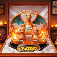 Load image into Gallery viewer, "Celebrate Your Inner Poké Dad!" - Personalized Pocket Squad Leader Acrylic Plaque - Custom Gift for Dads, Grandpas &amp; More Shaped Plaques PopCulturePrints
