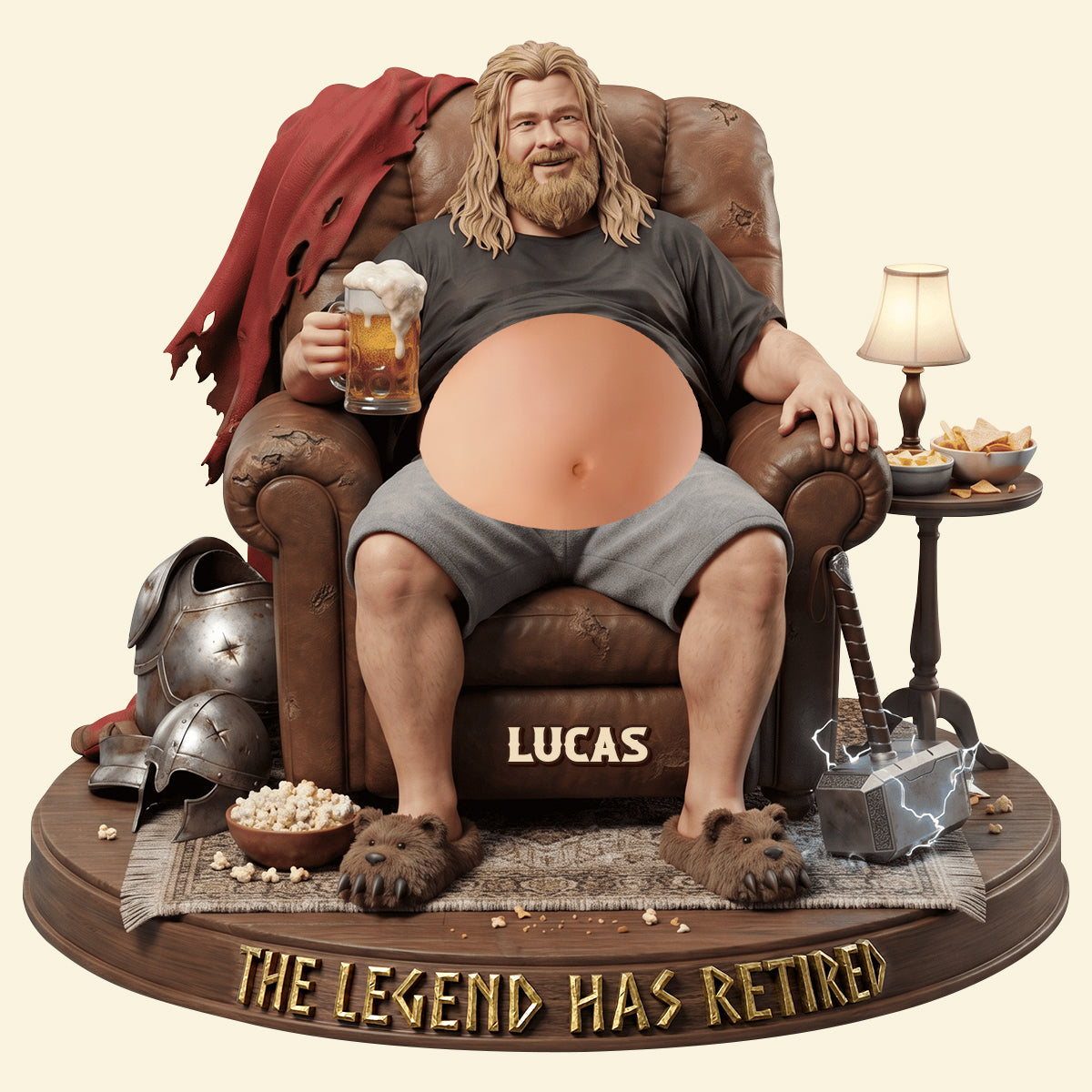 The Legend Has Retired - Personalized Anti-Collision Acrylic Fridge Magnet