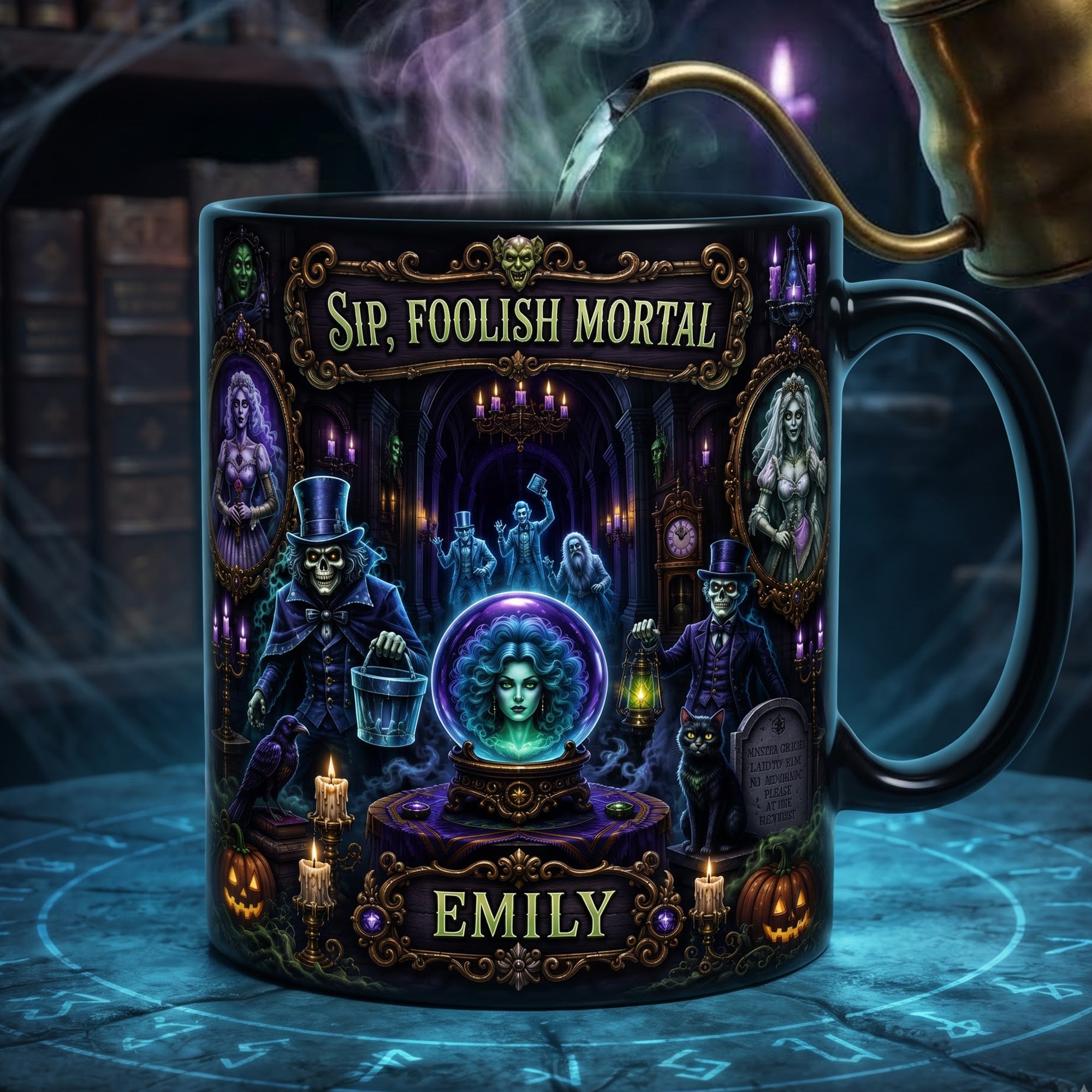Dark Gothic Magic Coffee Mug - Personalized Gifts For Halloween 05halu070926 Coffee Mug PopCulturePrints