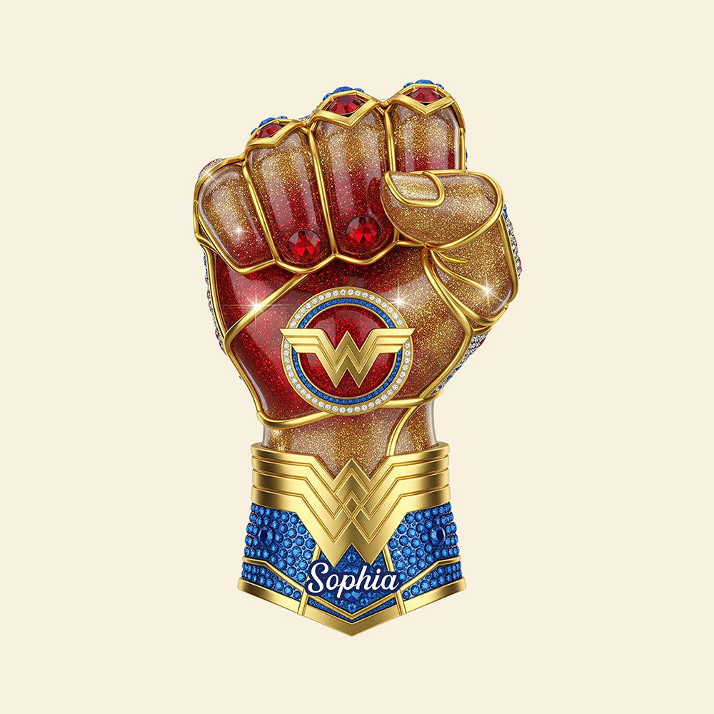 Empower Her Strength: Personalized Power Fist Stud Earrings - Gift for Her Earrings PopCulturePrints