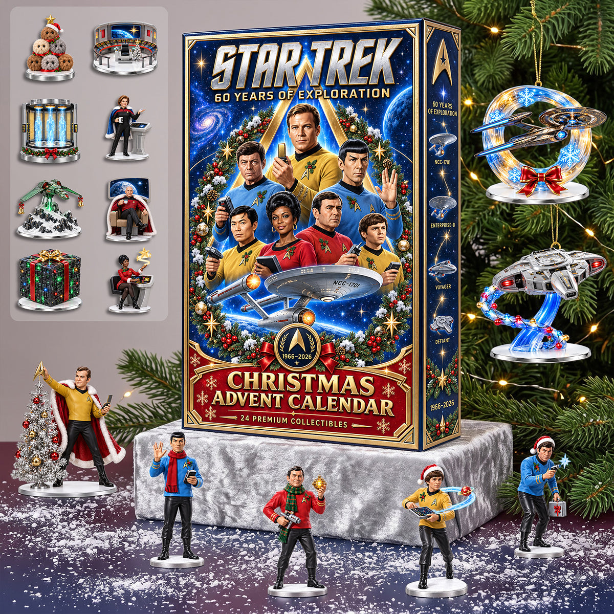 "Explore the Universe This Christmas!" - Sci-Fi Space Christmas Advent Calendar - Personalized Gift for Fans of Geek Culture and Fantasy