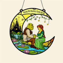 Load image into Gallery viewer, You&#39;re My Happily Ever After - Personalized Green Couple Suncatcher Ornament PopCulturePrints
