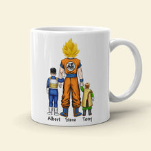 Load image into Gallery viewer, Over 9000 Personalized Dad Mug - Custom Anime Gift Coffee Mug PopCulturePrints
