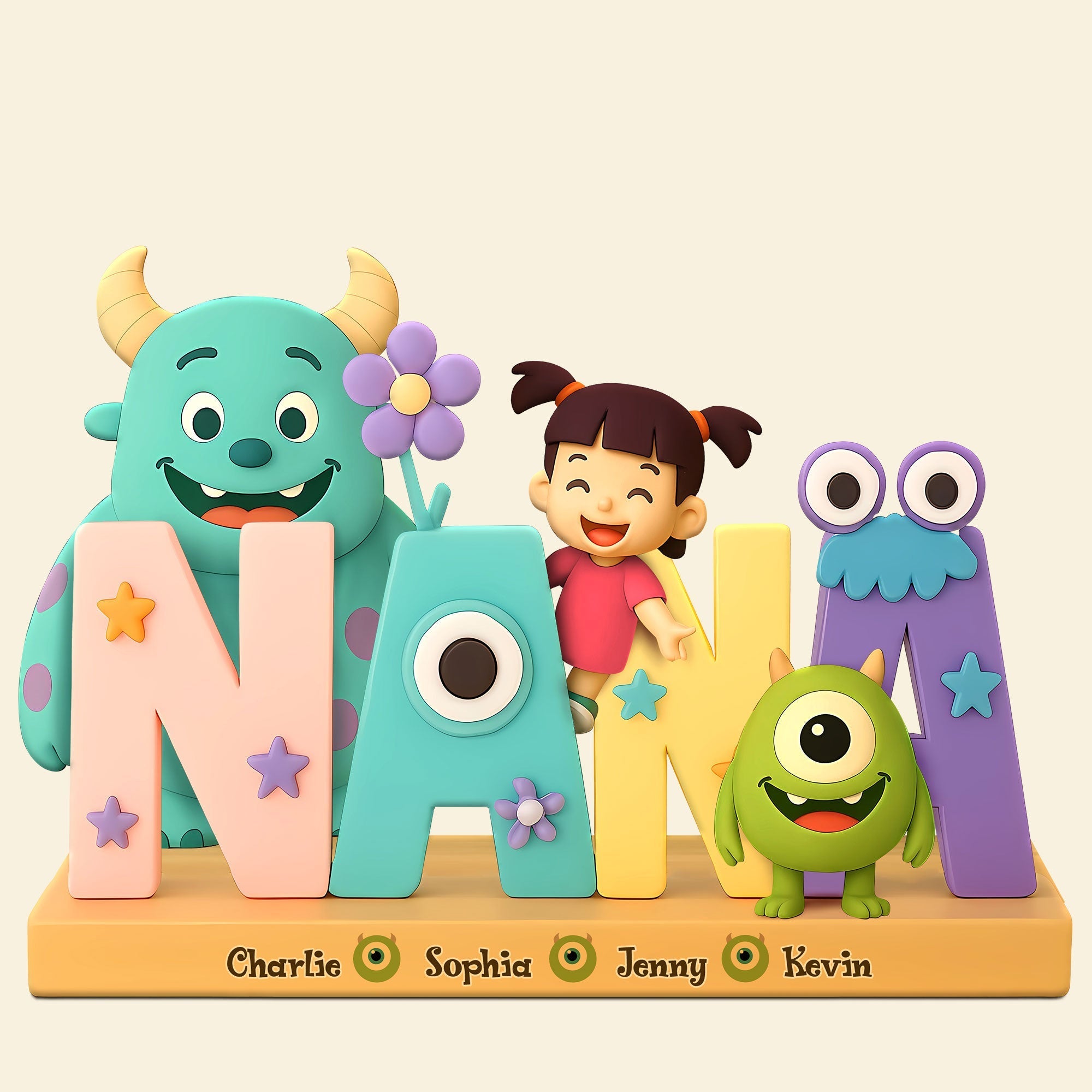 Bring Joy to Your Mom with Our Customizable Acrylic Plaque - Personalized Gift for Mom and Grandma Shaped Plaques PopCulturePrints