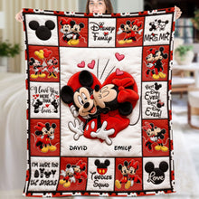 Load image into Gallery viewer, Love You More Than Words - Sweet Couple Blanket, Personalized Gifts for Couples

