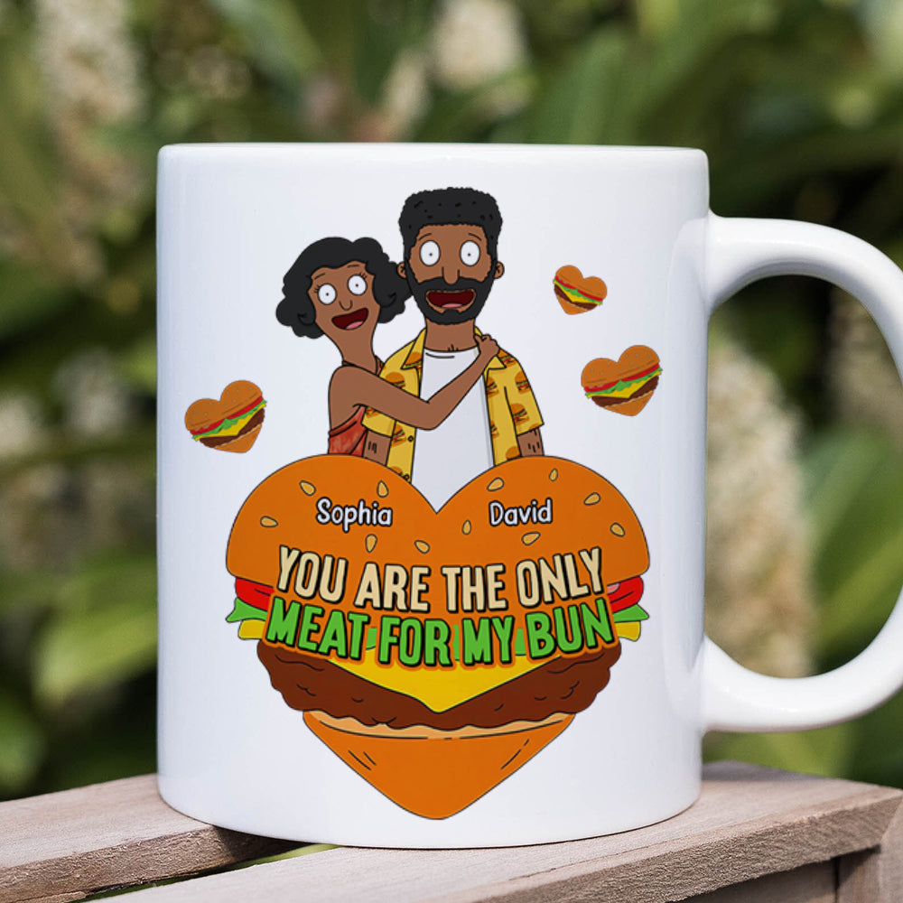 You Are The Only Bun For Me - Personalized Couple Mug Coffee Mug PopCulturePrints