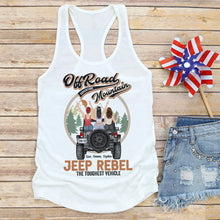 Load image into Gallery viewer, Personalized Jeep Girls Tank Top - Good Girls Go To Heaven
