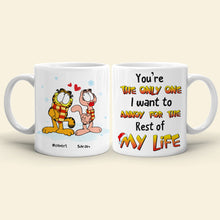 Load image into Gallery viewer, Personalized Cat Couple Mug - Funny Valentine&#39;s Day Gifts and Christmas Gift for Couples Coffee Mug PopCulturePrints

