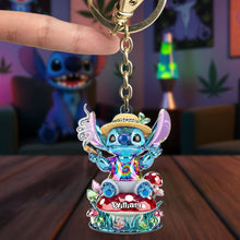 Load image into Gallery viewer, “Embrace your inner movie monster!” - Smoking Monster Keychain - Personalized Gift for Movie Lovers Keychains PopCulturePrints
