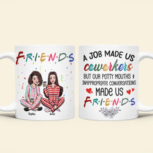 Load image into Gallery viewer, Personalized Friends Coffee Mug for Coworkers | Fun and Meaningful Gift Coffee Mug PopCulturePrints
