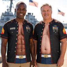 Load image into Gallery viewer, Proud to Serve: Personalize Your Military Shirt - Unique Gift for Veterans AOP Products PopCulturePrints
