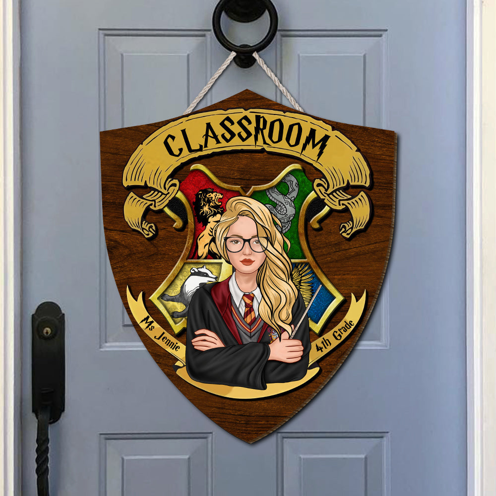 Personalized Harry Potter Classroom Door Sign