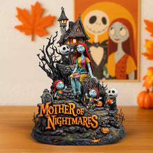Load image into Gallery viewer, "Embrace Your Inner Horror!" - Personalized Horror Midnight Acrylic Plaque - Unique Gift for Mom, Grandma, and Horror Lovers Shaped Plaques PopCulturePrints
