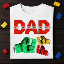 Load image into Gallery viewer, &quot;The Man, The Myth, The Legend&quot; - Powerful Punch Dad Shirt - Personalized Gifts for Dad &amp; Grandpa Shirts PopCulturePrints

