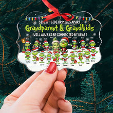 Load image into Gallery viewer, Personalized Grandparents &amp; Grandkids Christmas Ornament - Side By Side Or Miles Apart
