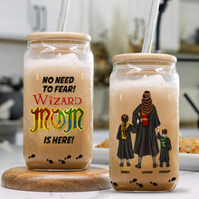 Load image into Gallery viewer, Personalized Wizard Dad Glass Can - Magic Family Gift
