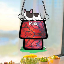 Load image into Gallery viewer, Custom Dog Lover Suncatcher Ornament - Personalized Glass Decor
