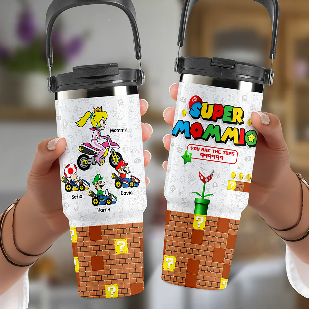 You Are the Tops - Super Mom Personalized Tumbler Cup for Mother's Day Gifts Tumbler Cup PopCulturePrints