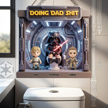 Load image into Gallery viewer, Funny Dad Squad - Personalized Metal Sign for Dads, Grandpas &amp; More Metal Signs PopCulturePrints
