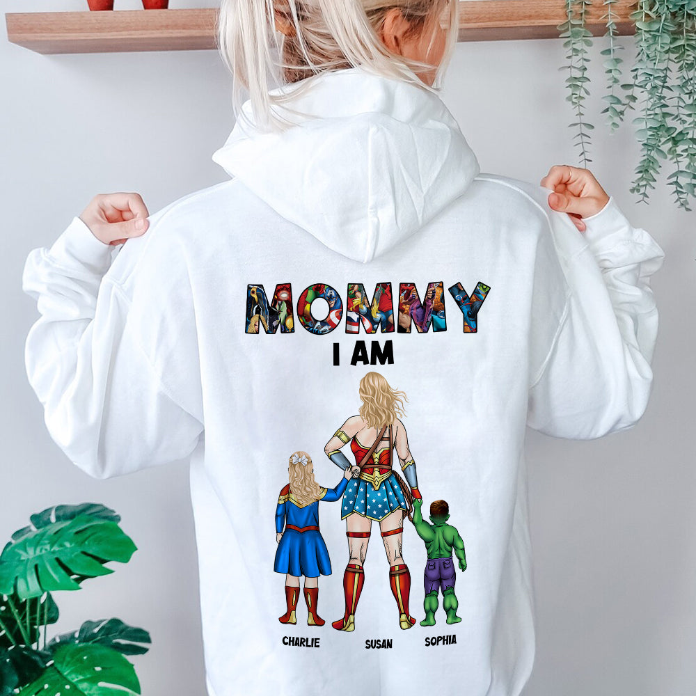 Customizable Superhero Mom Sweatshirt Shirts PopCulturePrints