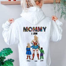 Load image into Gallery viewer, Customizable Superhero Mom Sweatshirt Shirts PopCulturePrints
