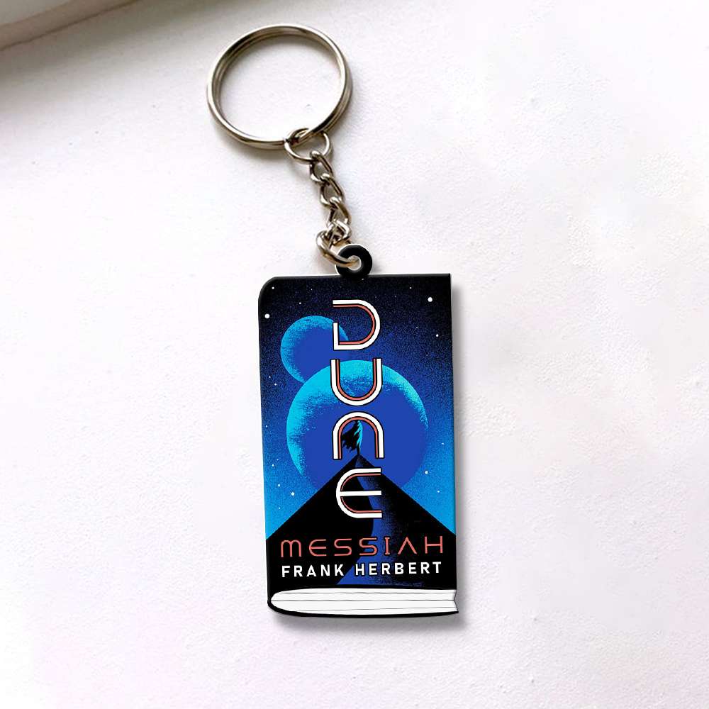 Custom Book Lover Keychain - Dune Series Design Keychains PopCulturePrints