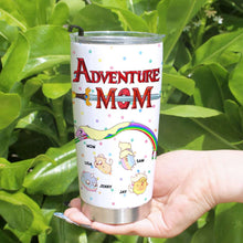 Load image into Gallery viewer, Adventure Mom Custom Tumbler - Personalized Gift for Mother&#39;s Day Tumbler Cup PopCulturePrints

