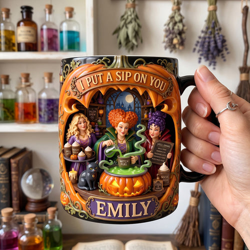 I Put a Sip on You - Personalized Magic Mug for Emily Coffee Mug PopCulturePrints