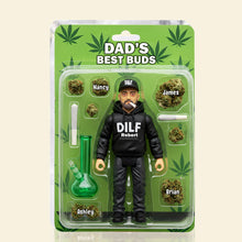 Load image into Gallery viewer, “Dad&#39;s Best Buds” - Personalized Gift for Dad, Custom Toy Figure - Unique Father&#39;s Day Gift Shaped Plaques PopCulturePrints
