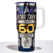 Load image into Gallery viewer, Celebrate 60 Years of Love - 40oz Personalized Tumbler for Anniversaries Tumbler Cup PopCulturePrints
