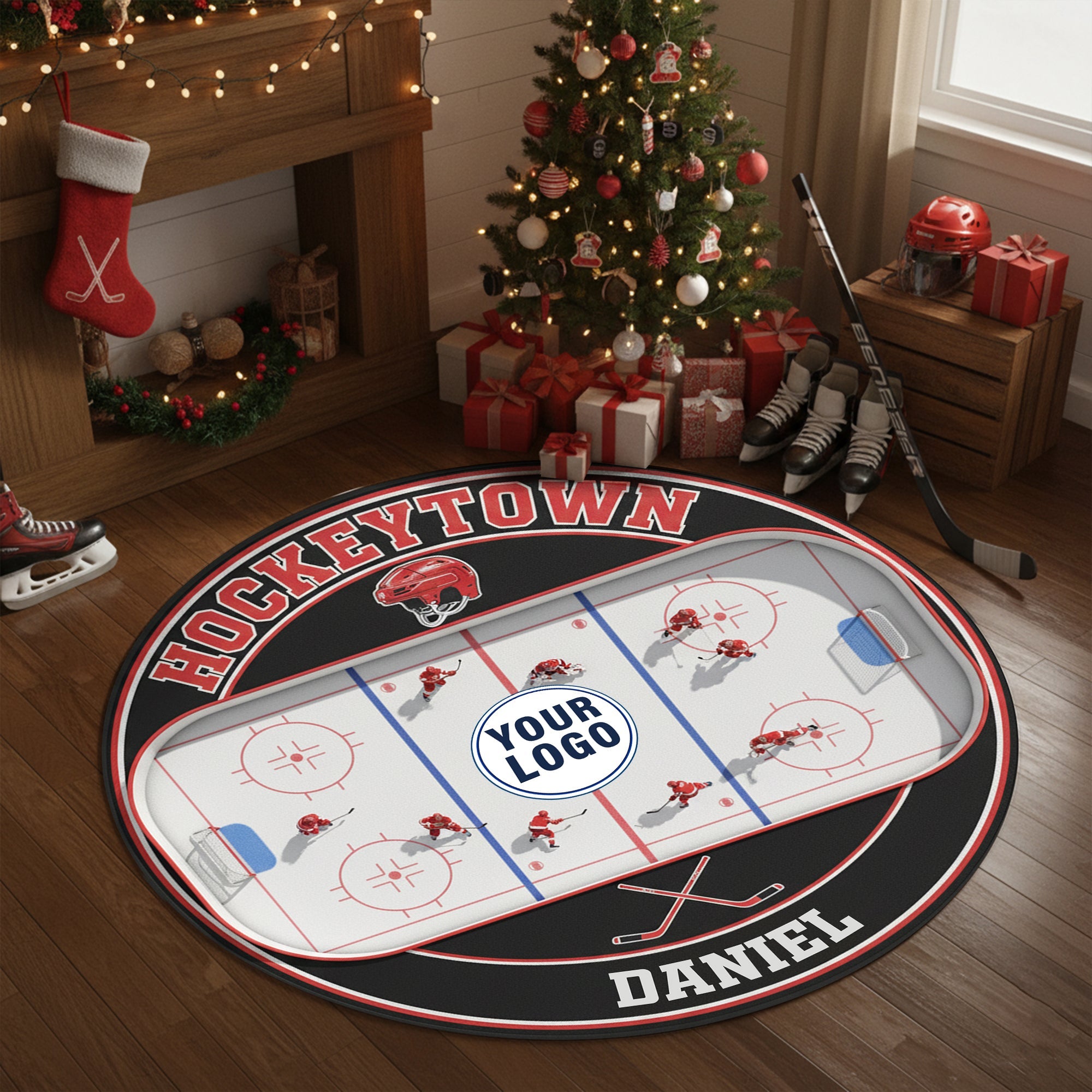 Dive Into The Game: Personalized Winter Sports Doormat - Perfect Gift for Sports Lovers Doormat PopCulturePrints
