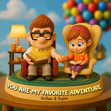 Load image into Gallery viewer, You Are My Favorite Adventure - Couple Forever Acrylic Plaque - Personalized Gift for Couples, Friends, and Family Shaped Plaques PopCulturePrints
