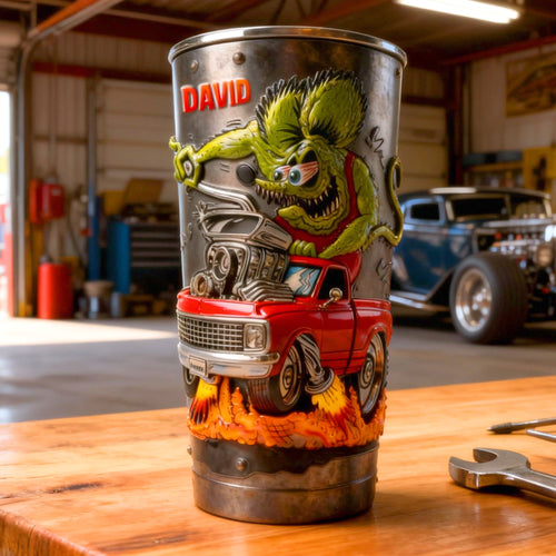 Rev Up Your Spirit: Personalized Funny Gifts For Hot Rod Lovers - Custom Tumbler Tumbler Cup PopCulturePrints