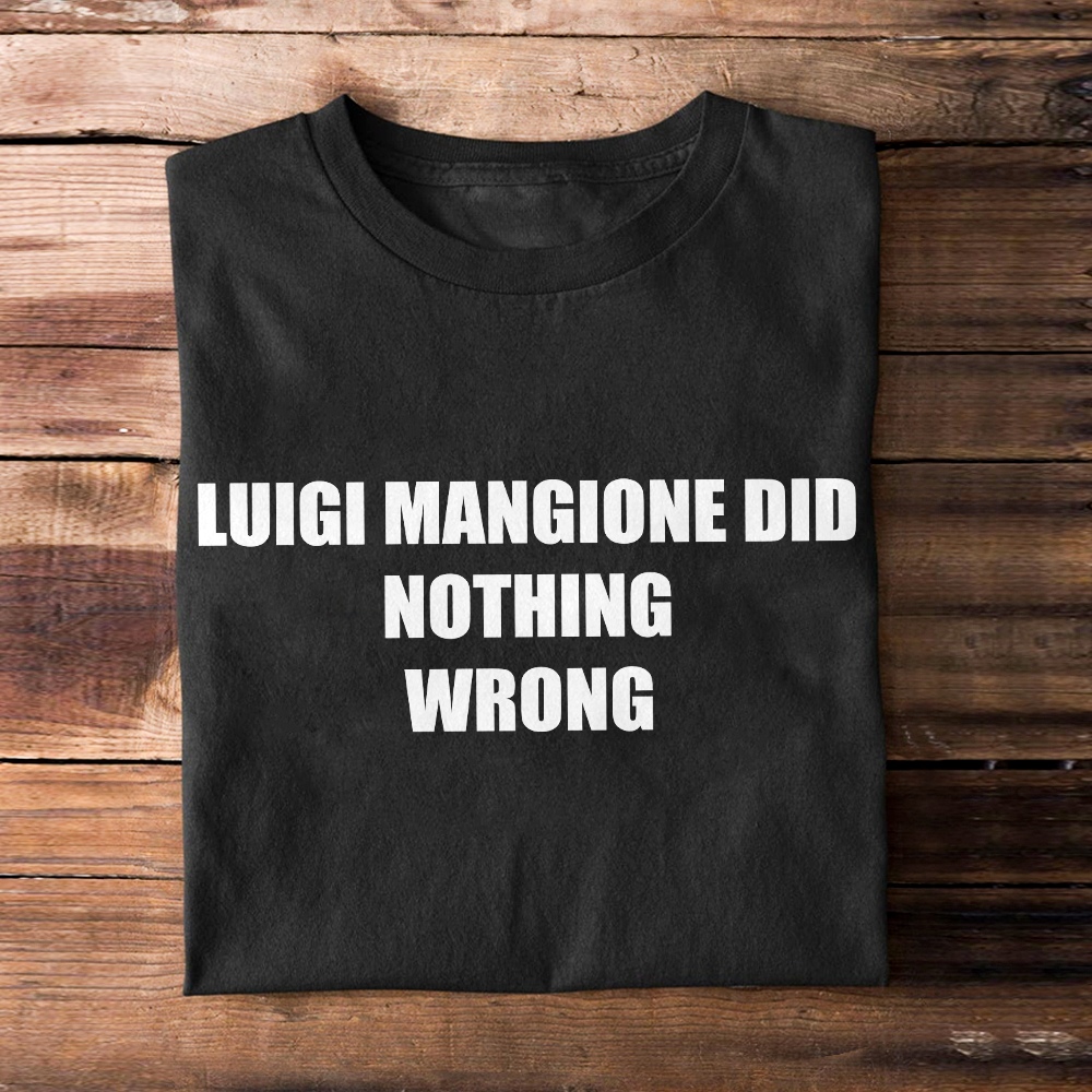 Luigi Mangione Supporter Tee - Bold Statement Shirt