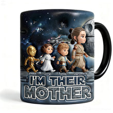 Load image into Gallery viewer, I'm Their Mother - Personalize Your Cosmic Mom &amp; Kids Ceramic Coffee Mug | Perfect Gift for Mom, Grandma, and More! Coffee Mug PopCulturePrints
