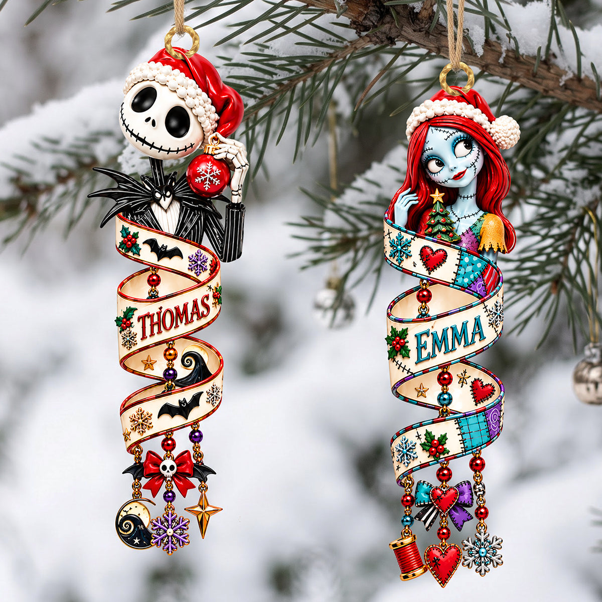 Spooky Festive Magic Acrylic Ornament - Personalized Gifts 03TYTA071026 Ornament PopCulturePrints