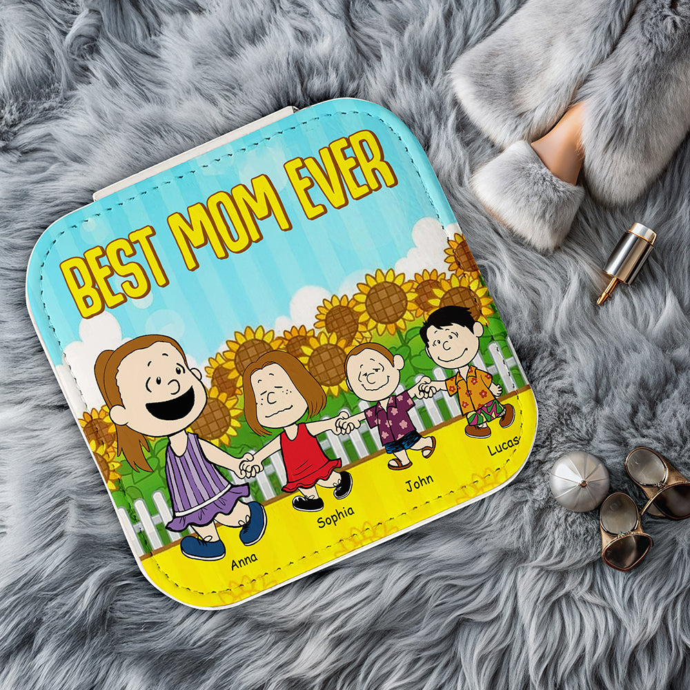 Customizable Best Mom Ever Jewelry Box Jewelry Box PopCulturePrints